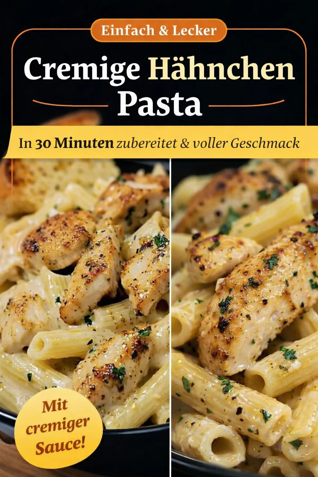 Unwiderstehliche Hähnchen Pasta: Soulfood mit einem Kick! - Entdecke dieses herzhaft-leichte Rezept für Hähnchen Pasta, die den perfekten Soulfood-Kick liefert. Aromatisch, cremig und voller Geschmack, ist dieses Gerichtideal für ein schnelles Abendessen. Lass dich von den köstlichen Zutaten und der einfachen Zubereitung begeistern! Probiere es aus und erlebe den Genuss. Teile deine Kreation mit uns! #HähnchenPasta #Soulfood #PastaRezept