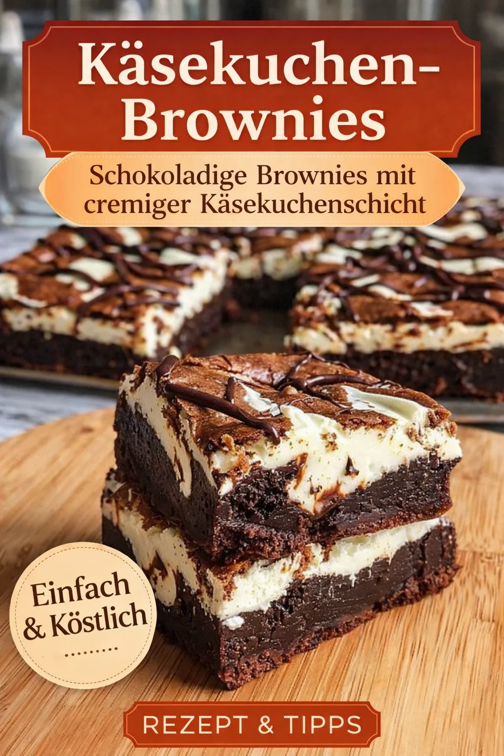 Verlockende Frischkäse-Braunies für jeden Anlass - Entdecke die unwiderstehlichen Frischkäse-Braunies! Diese süßen Köstlichkeiten sind nicht nur einfach zuzubereiten, sondern auch perfekt für Kaffeekränzchen oder als Dessert. Verwöhne deine Gäste oder dich selbst mit diesem herzhaften Rezept. Lass sie liebevoll auskühlen und genieße jeden Bissen. Probiere es jetzt aus! #FrischkäseBrownies #Rezeptideen #Süßes
