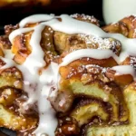 Leckerer Zimtschnecken Auflauf mit French Toast für ein Frühstücksgenuss.