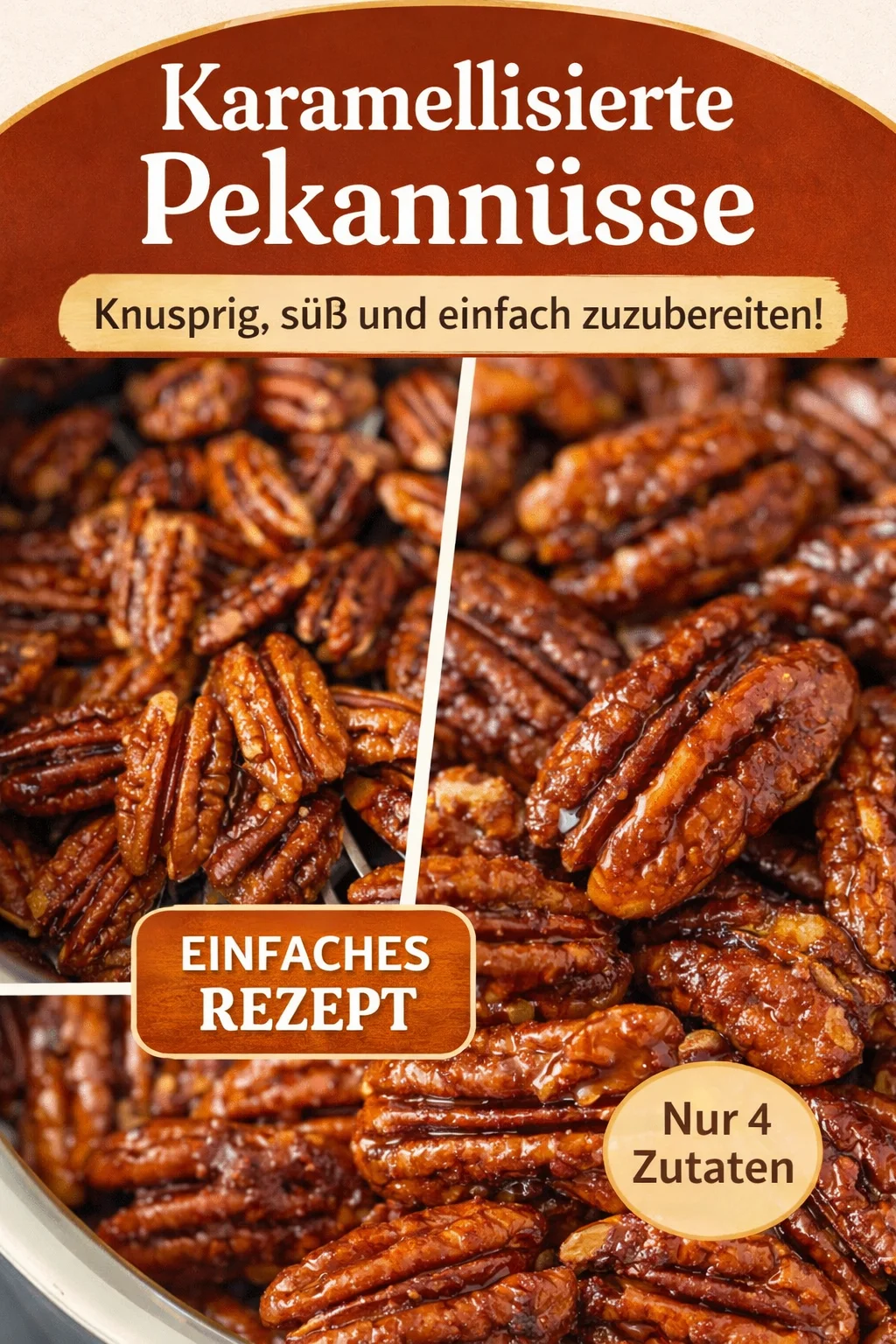 Zuckercandierte Pekannüsse: Der perfekte süße Snack für Zwischendurch - Entdecke das Rezept für zart knusprige, zuckersüße Pekannüsse aus der Heißluftfritteuse. Diese Nüsse sind nicht nur schnell zubereitet, sondern auch einfach süchtig machend! Ideal für einen gemütlichen Abend oder als Party-Snack. Probiere es aus und genieße den perfekten Snack. 👉 Lass dich von einem neuen Geschmackserlebnis überraschen! #SnackIdeen #Pekannüsse #Heißluftfritteuse
