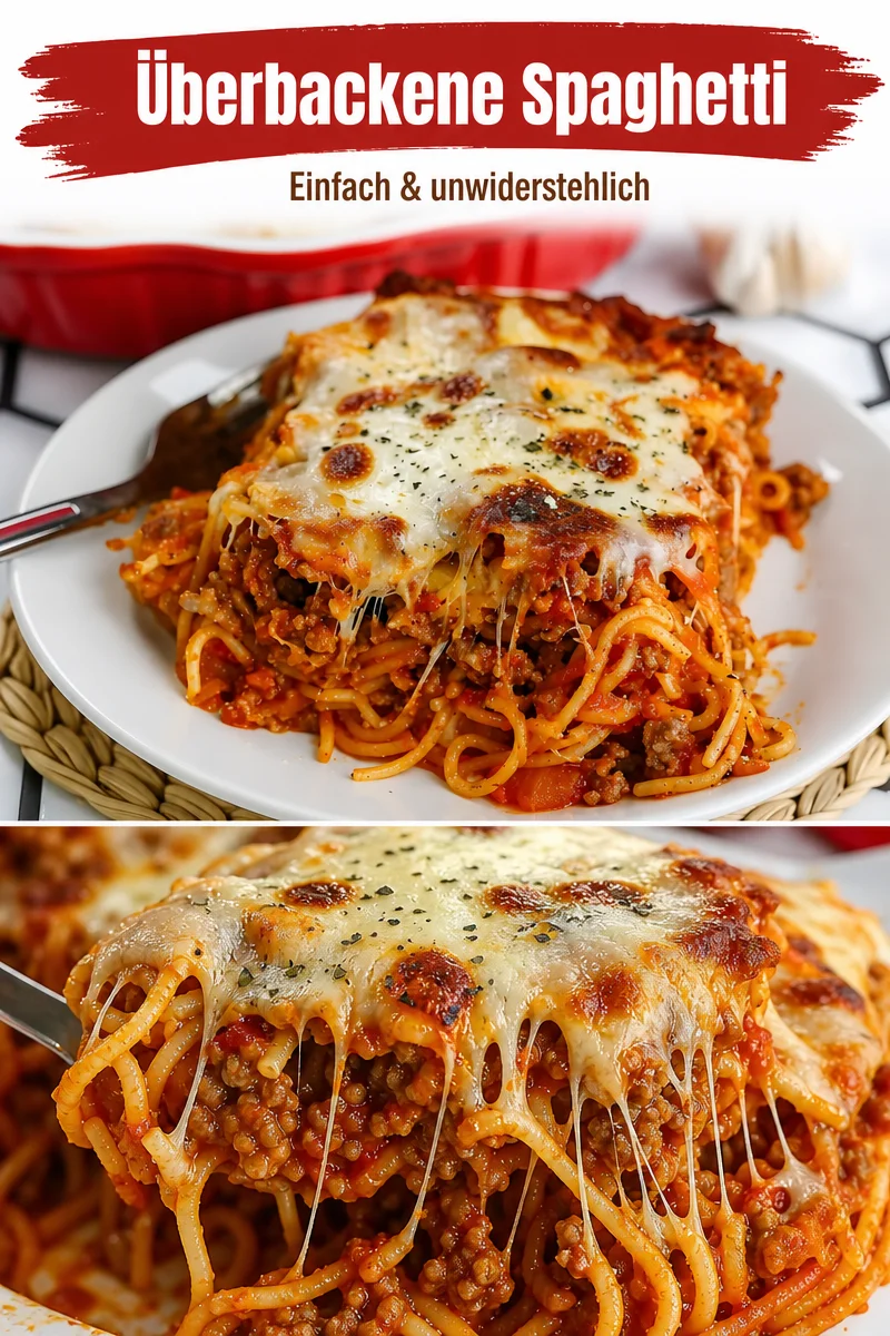 Überbackene Spaghetti-Auflauf: Schnell, lecker und perfekt für die Familie! - Entdecke das Rezept für Überbackene Spaghetti-Auflauf – ein einfaches und köstliches Familienessen, das immer begeistert! Bereite dieses herzhaft überbackene Gericht mit Hackfleisch und Käse für ein schnelles Abendessen zu. Perfekt für Wochenende oder unter der Woche. Probiere dazu frische Salate für eine gesunde Beilage. Das wird ein Hit bei großen und kleinen Essern! Jetzt nachkochen! #SpaghettiAuflauf #Familienessen #SchnelleRezepte