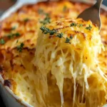 Leckerer Kartoffelröstauflauf im Cracker Barrel-Stil, serviert mit frischen Zutaten