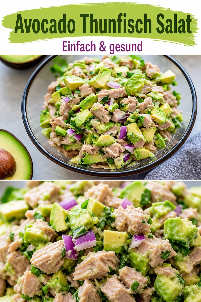 Cremiger Avocado Thunfischsalat für frische Momente - Entdecke das Rezept für einen schnellen und cremigen Avocado Thunfischsalat. Perfekt für das nächste Familientreffen oder als leichter Snack. Finde heraus, wie einfach es ist, gesunde und köstliche Zutaten zu kombinieren für ein geschmackvolles Erlebnis. Probiere es aus und überzeuge deine Liebsten! #AvocadoThunfischsalat #GesundeRezepte #SchnelleRezepte