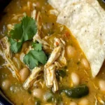 CrockPot Chili mit Bohnen, Hackfleisch und Gewürzen in einem Slow Cooker zubereitet.