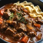 Schweizer Steak zubereitet im Dutch Oven für optimalen Geschmack