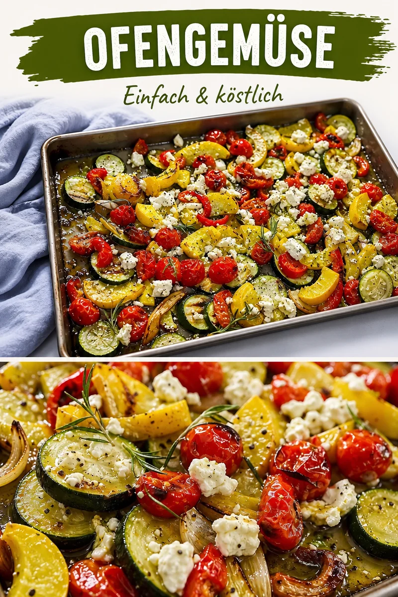 Einfaches Rezept für gebackenes Feta-Gemüse voller Geschmack - Entdecke das köstliche Rezept für gebackenes Feta-Gemüse, das in weniger als 30 Minuten zubereitet ist! Diese einfache Kombination aus frisch gebackenem Feta und saftigem Gemüse überzeugt jeden Gaumen. Perfekt für ein schnelles, gesundes Abendessen oder als leckere Beilage! Probiere es jetzt aus und verwöhne dich und deine Familie! #FetaGemüse #SchnelleRezepte #GesundeErnährung