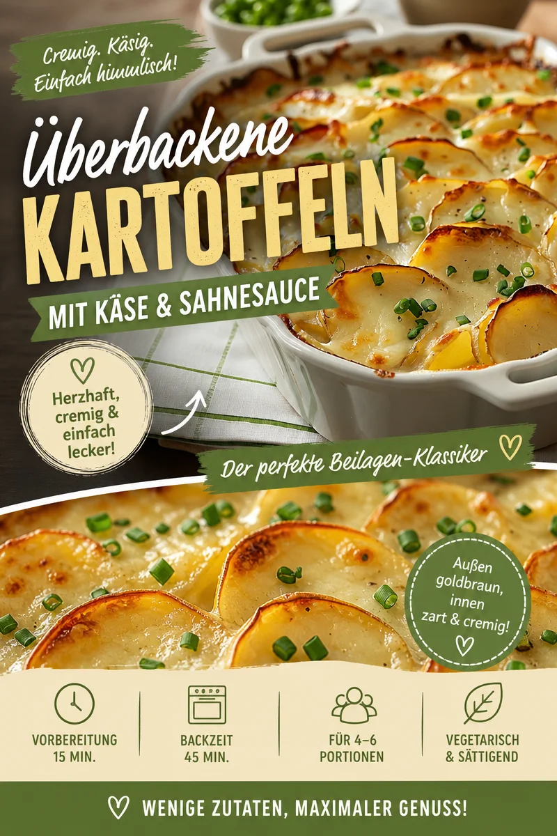 Entdecke das beste Rezept für cremiges Kartoffelgratin – einfach und unwiderstehlich! - Suchst du nach einer köstlichen Beilage, die alle begeistert? Probiere mein cremiges Kartoffelgratin! Überbacken mit scharfem Cheddar und garniert mit Frühlingszwiebeln, wird dieses Rezept zum Star deines Abendessens. Ideal für Familienessen oder feierliche Anlässe. Lass dich von der Einfachheit und dem Geschmack überzeugen! Probiere es aus und teile deine Ergebnisse! #Kartoffelgratin #Beilagen #einfachkochen