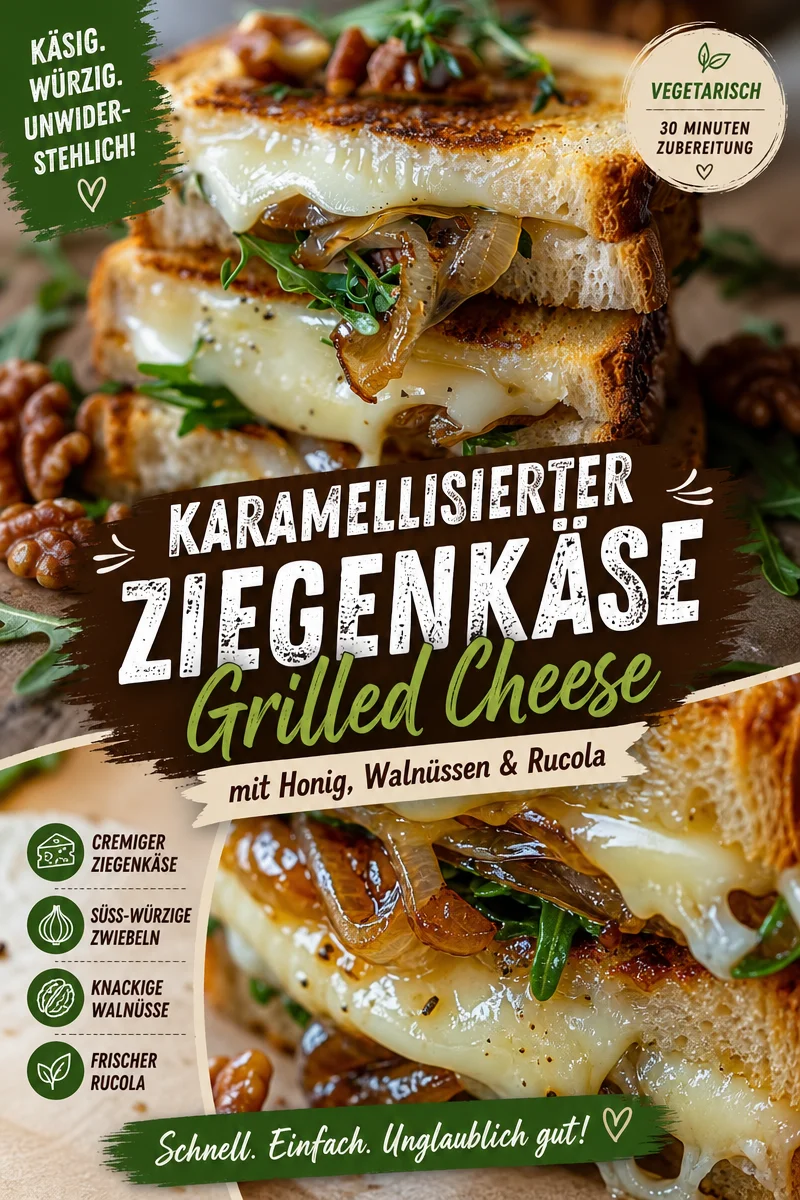 Französisches Grilled Cheese mit Brie, Walnüssen und Rucola – ein Geschmackserlebnis! - Entdecke dieses köstliche Rezept für französisches Grilled Cheese, das mit Brie, karamellisierten Zwiebeln und knackigen Walnüssen verfeinert ist. Perfekt für das nächste Abendessen oder als herzhafter Snack! Lass dich von den Aromen verführen und genieße den französischen Flair in deiner Küche. Probiere es noch heute aus und teile deine Kreation! #GrilledCheese #FranzösischeKüche #KäseLiebe