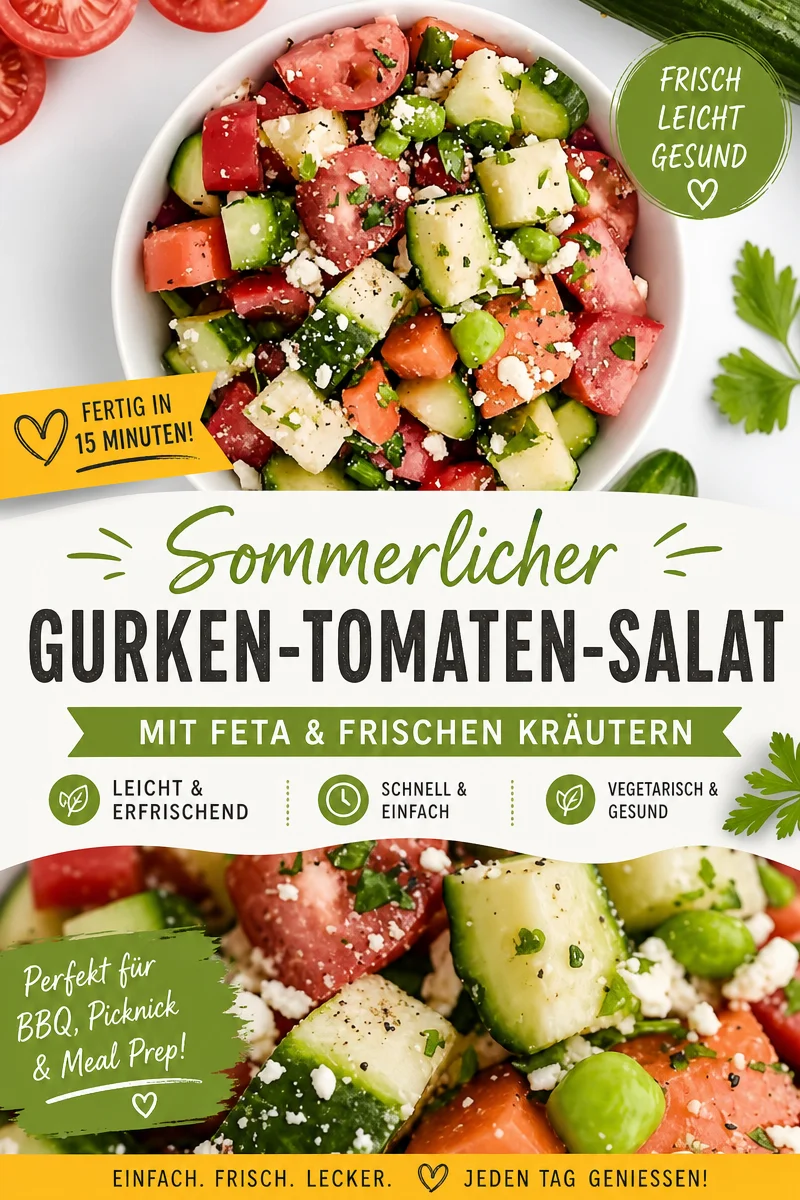 Frischer Gemüsesalat: Lecker, gesund und perfekt für jeden Tag - Entdecke das Rezept für einen frischen Gemüsesalat, der voll von Vitaminen und erfrischendem Geschmack ist. Ideal als Beilage oder leichtes Hauptgericht, kannst du ihn ganz einfach zubereiten und variieren! Probiere es aus und bringe Farbe auf deinen Tisch! Teile deine Kreation mit uns! #Gemüsesalat #GesundeErnährung #SchnelleRezepte