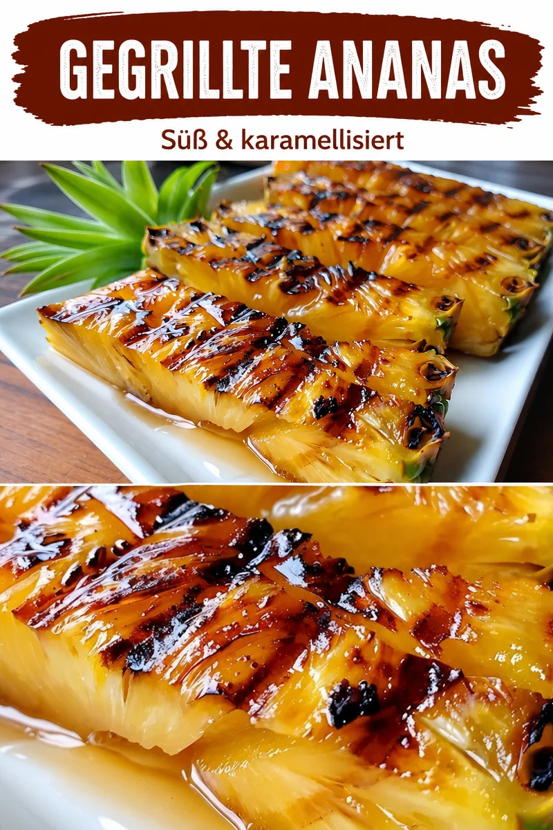Gegrillte Ananas mit Braunem Zucker – Ein schnelles Sommer-Dessert - Genieße gegrillte Ananas mit braunem Zucker – ein einfaches und köstliches Dessert, das jeden begeistert! Dieses Rezept ist perfekt für Gartenpartys und lässt sich in wenigen Minuten zubereiten. Lass dir diese süße Versuchung nicht entgehen und überrasche deine Gäste! Probiere es jetzt aus! #Dessert #Grillrezepte #Ananas