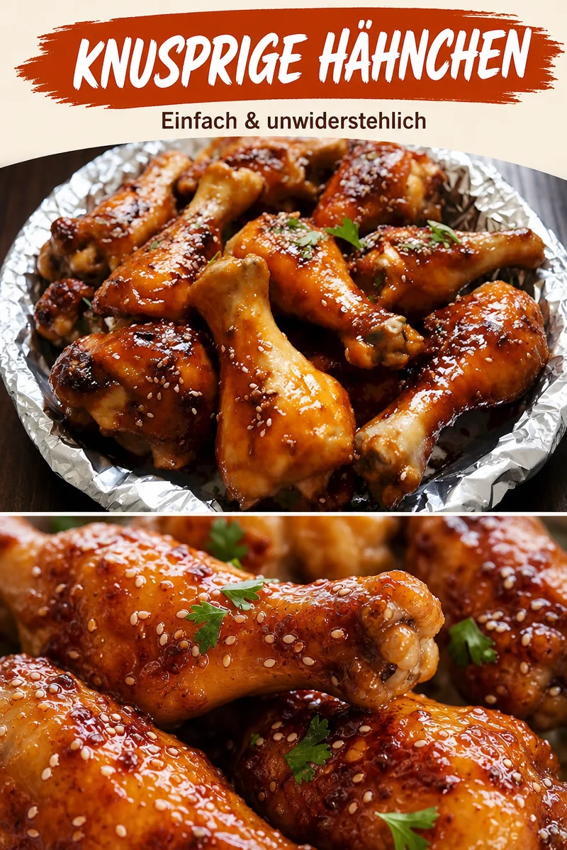 Karamellisierte Hähnchenbeine für ein herzhaftes Abendessen - Entdecke dieses köstliche Rezept für karamellisierte gebackene Hähnchenbeine, das einfach zuzubereiten ist und garantiert jeden begeistert! Ideal für kühle Abende, wenn du etwas Herzhaftes und Leckeres suchst. Lass dich von den verführerischen Aromen überzeugen! Probiere es noch heute aus und teile deine Kreation mit uns! #Hähnchenrezepte #einfachkochen #Abendessenideen