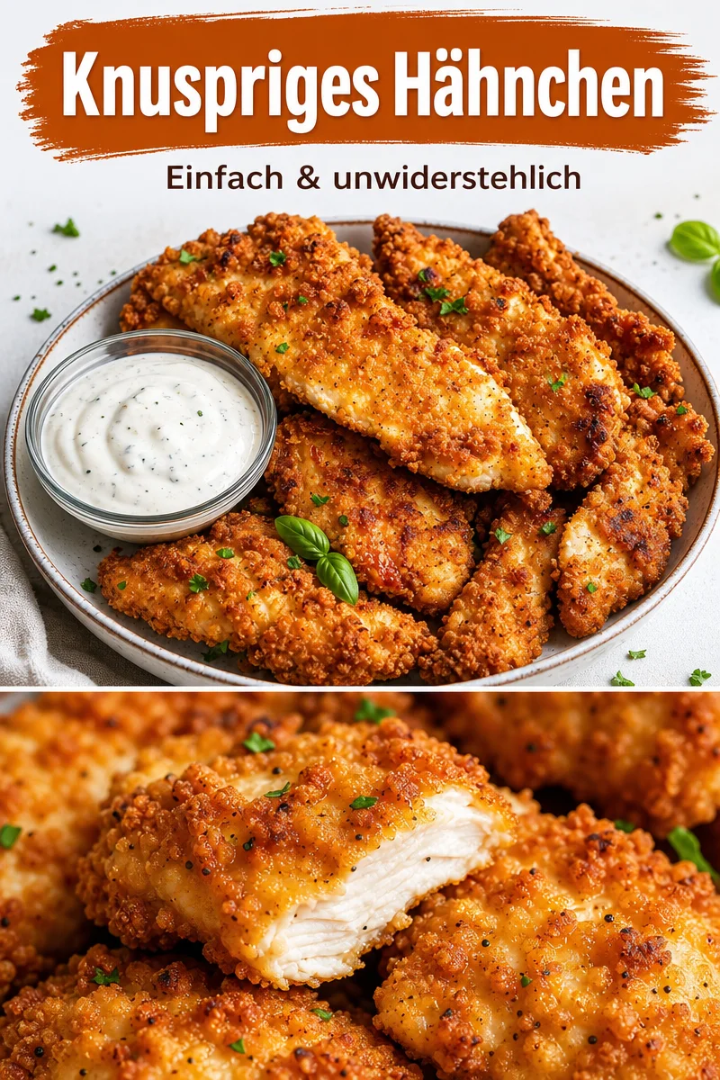 Knuspriges KFC-Huhn zu Hause leicht selbst gemacht - Entdecke das Geheimnis für köstlich knuspriges KFC-Huhn, das einfach zu Hause gelingt! Diese einfache Rezeptur sorgt für zartes Hähnchen mit einer unwiderstehlichen Kruste, perfekt für dein nächstes Abendessen. Probiere es aus und genieße den Geschmack von Fast Food ohne viel Aufwand. Klicke hier für das vollständige Rezept und bringe den amerikanischen Klassiker auf deinen Tisch! #KFCHuhn #einfachkochen #Rezeptideen