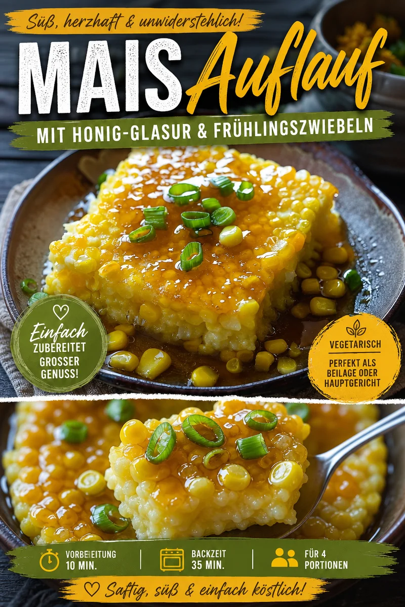 Süßer Maispudding mit Honig-Limetten-Glasur – Ein einfaches Rezept für jeden Anlass - Entdecken Sie, wie einfach es ist, einen köstlichen Maispudding mit einer erfrischenden Honig-Limetten-Glasur zu zaubern. Ideal als Beilage oder Hauptgericht, begeistert dieses Rezept durch seinen süßen Geschmack und die spritzige Note der Limette. Lassen Sie sich von der einfachen Zubereitung und den frischen Aromen inspirieren und erfreuen Sie Ihre Gäste mit diesem tollen Gericht. Jetzt nachkochen und genießen! #Maispudding #GesundeRezepte #EinfacheKochen