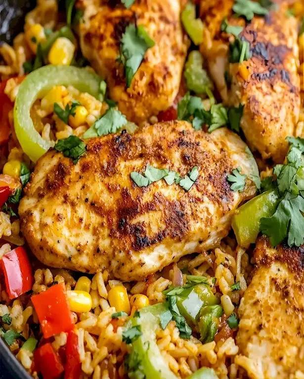 Glutenfreies und laktosefreies Taco-Skillet mit frischen Zutaten