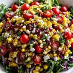 Ultimative Sommer-Salat mit Süßkorn-Dressing in einer bunten Schüssel