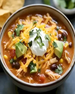 Vielseitige Enchilada-Suppe mit frischen Zutaten und würzigem Geschmack