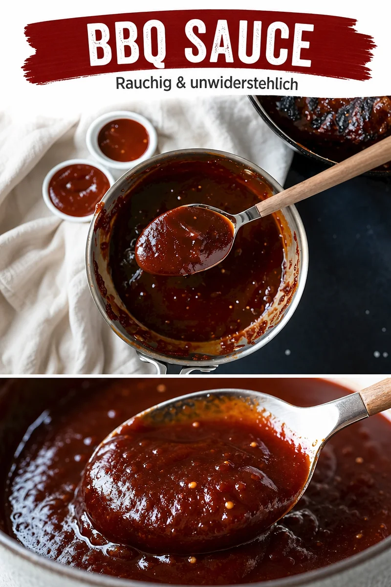 Verführerische Bourbon BBQ Sauce für dein Grillvergnügen - Entdecke die Geschmacksexplosion dieser Bourbon BBQ Sauce! Süß, rauchig und einfach zuzubereiten, wird sie deinen Grillabend in ein Fest verwandeln. Probiere dieses Rezept jetzt aus und mache dein BBQ unvergesslich! Perfekt für Fleisch und Gemüse. Lass dir diese köstliche Sauce nicht entgehen! #BBQSauce #Grillen #Rezeptideen