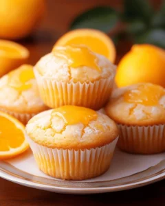 Leckere zitronige Muffins, ideal für Frühstück oder Snack