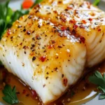 Buttriger Kabeljau mit Honig-Senf-Glasur aus dem Slow Cooker