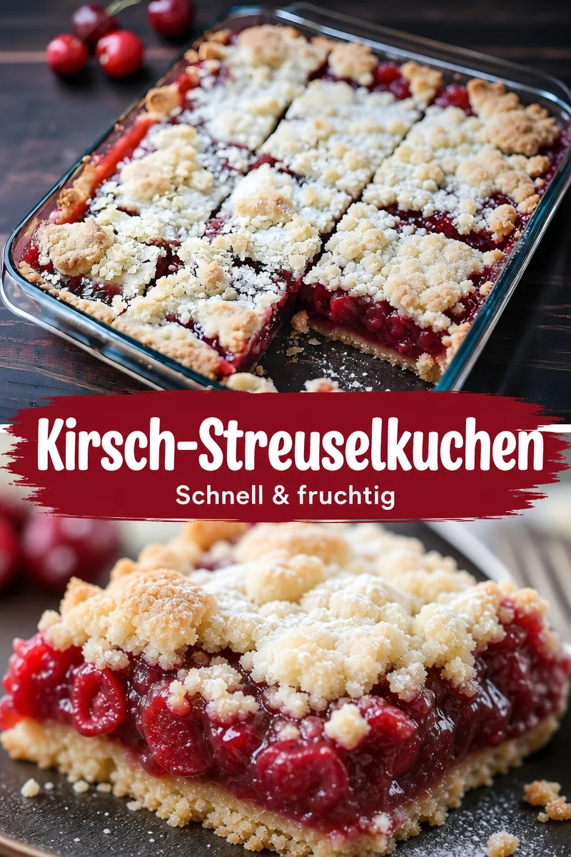Die ultimativen Kirschkuchen-Riegel: Ein unwiderstehlicher Genuss für jeden Anlass! - Erlebe den köstlichen Geschmack der ultimativen Kirschkuchen-Riegel! Diese saftigen Leckerbissen sind einfach zuzubereiten und perfekt für Kaffeepausen oder als Snack für unterwegs. Lass dich von dem verlockenden Duft frisch gebackener Riegel verführen und teile sie mit Freunden und Familie! Probiere es aus und entdecke dein neues Lieblingsrezept! #Kirschkuchen #Rezeptideen #Backen