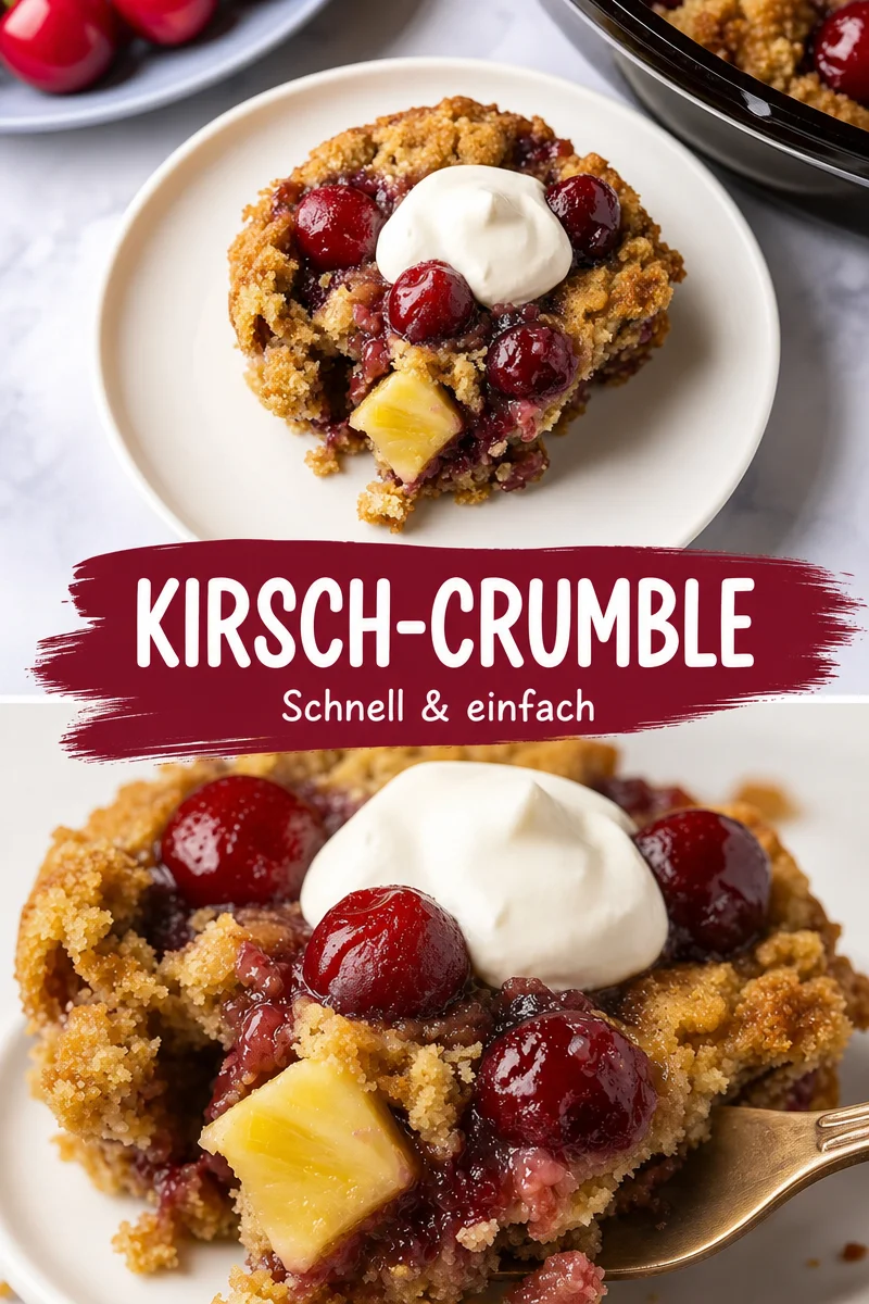 Erfrischender Kirsche-Ananas-Dump-Kuchen für Sommerpartys - Entdecke den perfekten Kirsche-Ananas-Dump-Kuchen für deine Sommerfeiern! Dieser fruchtige Kuchen vereint die köstliche Süße von Kirschen und Ananas und ist einfach zuzubereiten. Ideal für Grillpartys oder Nachmittagskaffee mit Freunden. Lass dir dieses geschmackvolle Highlight nicht entgehen – probiere es aus und beeindrucke deine Gäste! #Kuchen #Sommerrezepte #FruchtigerGenuss