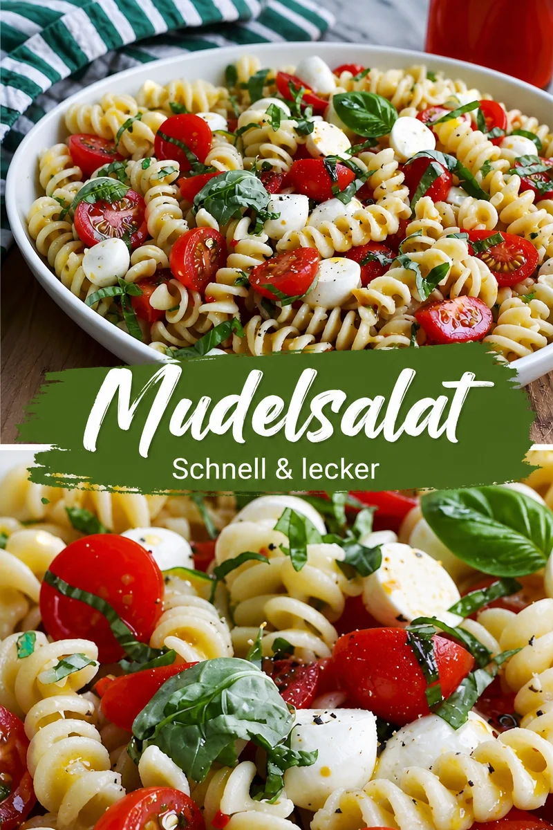 Frischer Caprese-Pasta-Salat für den Sommer: Einfach und Lecker - Suchst du nach einem erfrischenden Gericht für den Sommer? Der Caprese-Pasta-Salat ist die perfekte Wahl! Er vereint frische Tomaten, cremigen Mozzarella und aromatischen Basilikum mit leckeren Penne-Nudeln. Ideal als leichte Mahlzeit oder Beilage für deine Sommerfeste. Probiere es jetzt aus und überrasche deine Gäste! #CapresePastaSalat #SommerRezepte #LeichteKüche