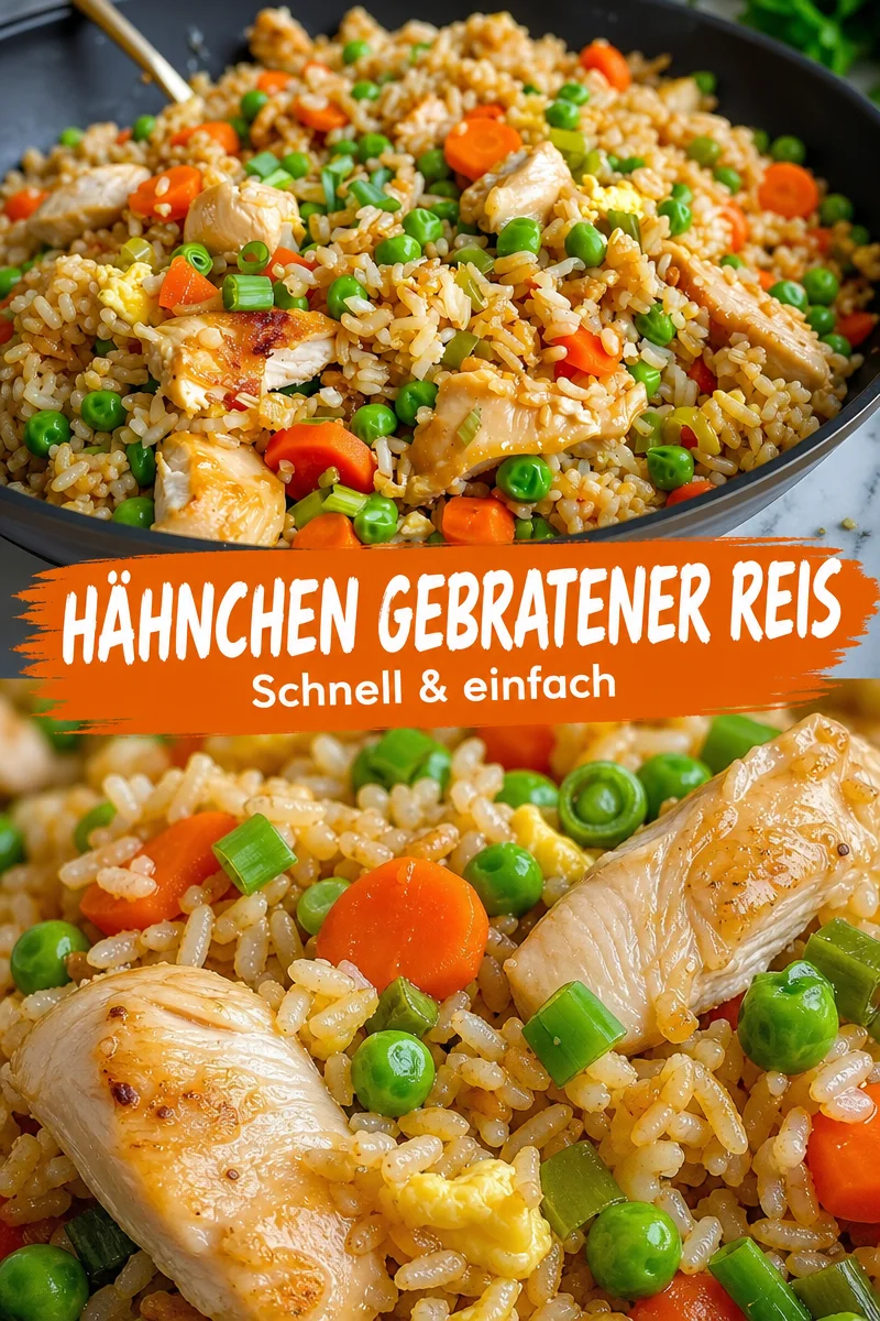 Gesundes Hausgemachtes Hähnchen Fried Reis für jede Gelegenheit - Entdecke unser einfaches Rezept für Gesundes Hausgemachtes Hähnchen Fried Reis – perfekt für ein schnelles Mittagessen oder ein geselliges Abendessen! Mit frischem Gemüse und saftigem Hähnchen ist dieser Fried Reis ein echter Gaumenschmaus. Probiere es aus und beeindrucke deine Gäste! Jetzt nachkochen! #HähnchenFriedReis #GesundesEssen #LeckereRezepte