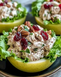 Klassenreicher Salat mit Hähnchen und Pecannüssen für eine gesunde Mahlzeit
