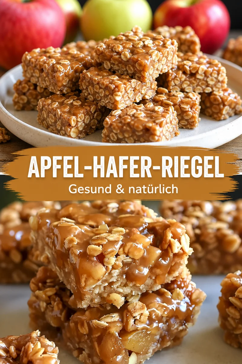 Leckere Karamell-Apfel-Haferflocken-Riegel für den perfekten Snack - Entdecke das Rezept für unwiderstehliche Karamell-Apfel-Haferflocken-Riegel! Diese Riegel sind schnell zubereitet und ideal für ein schnelles Frühstück oder als gesunder Snack für zwischendurch. Lass dir diese süße Verführung nicht entgehen! Probiere es selbst und teile deine Erfahrungen! #HaferflockenRiegel #Snackideen #KaramellApfel
