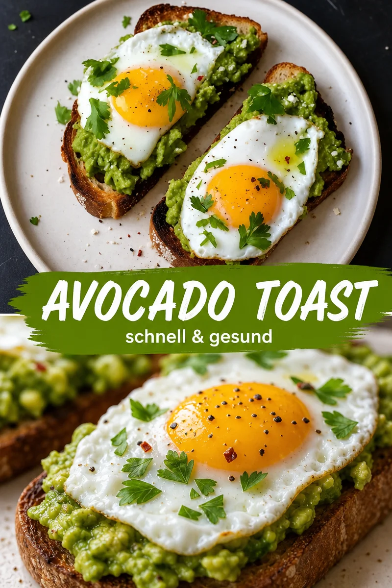Leckerer Avocado-Toast mit Eiern für dein perfektes Frühstück - Entdecke, wie einfach und schnell du einen köstlichen Avocado-Toast mit Eiern zubereiten kannst! Ideal für ein schnelles Frühstück oder einen leichten Lunch. Probiere dieses Rezept aus! Teile deine Kreation mit uns! #AvocadoToast #Frühstück #Rezept