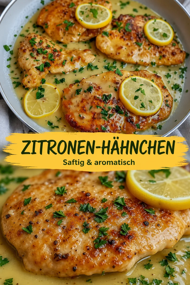 Leckeres Hähnchen mit Zitronen-Sauce - Einfaches Rezept für Genießer - Entdecke das köstliche Rezept für Hähnchen mit frischer Zitronen-Sauce! Dieses Gericht vereint zarte Hähnchenbrust mit einer aromatischen, cremigen Sauce, die deine Geschmacksnerven begeistern wird. Perfekt für ein schnelles Abendessen. Probiere es gleich aus und verwöhne deine Familie! #HähnchenRezept #ZitronenSauce #SchnelleRezepte