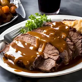 Sauerbraten - traditionelles deutsches Rindfleischgericht