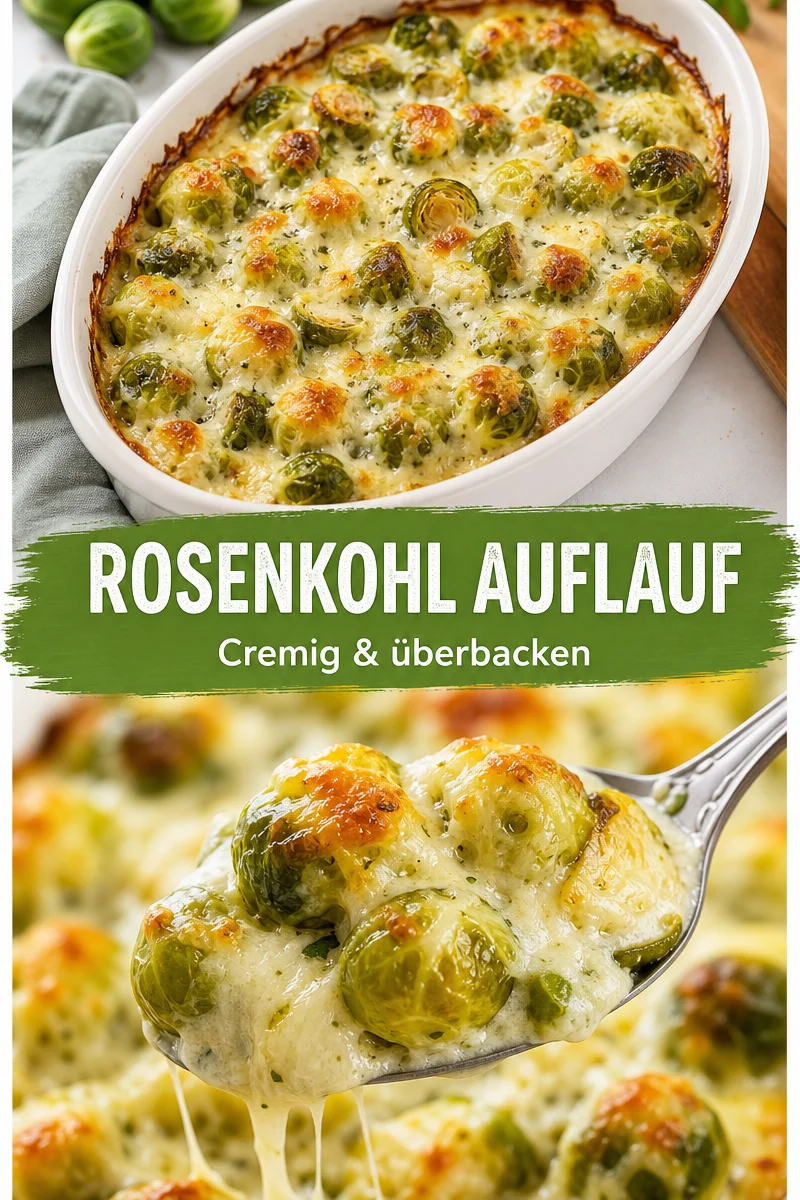 Schnelles und Leckeres Bacon Rosenkohl Gratin für kalte Tage - Entdecke das perfekte Rezept für Bacon Rosenkohl Gratin, das in weniger als einer Stunde zubereitet ist! Ideal als herzhafte Beilage oder Hauptspeise, bringt dieses Gratin Wärme an kalten Tagen. Überrasche deine Gäste mit diesem geschmackvollen Gericht, das einfach und schnell geht. Probiere es jetzt aus und genieße jeden Bissen! #BaconGratin #Rosenkohl #schnelleRezepte