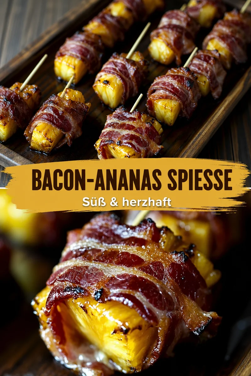 Verführerisches Bacon-Umwickeltes Ananas: Der perfekte Snack fürs Grillfest! - Entdecke, wie einfach und lecker Bacon-Umwickeltes Ananas ist! Dieses süß-salzige Rezept wird deine Gäste begeistern und ist ideal als Snack oder Beilage beim Grillen. Mit nur wenigen Zutaten hast du im Handumdrehen einen Hit auf dem Tisch! Probiere es aus und überrasche deine Freunde! Klicke hier für das vollständige Rezept! #BaconUmwickelt #Grillrezepte #Snacks