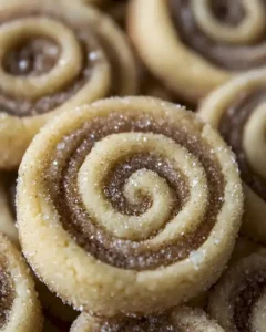 Zimtrolle mit Zuckerkruste auf einem Teller serviert