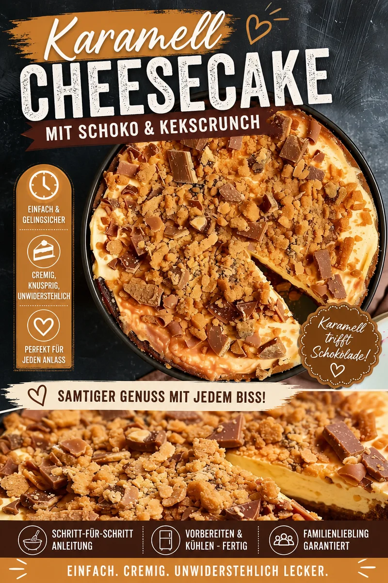 Der cremigste Butterfinger-Käsekuchen: Ein süßes Backvergnügen - Entdecke das ultimative Rezept für einen irreführend cremigen Butterfinger-Käsekuchen. Dieser Käsekuchen vereint die perfekte Konsistenz mit dem köstlichen Crunch von Butterfingern – ein Erlebnis, das deinen Gaumen verzaubern wird. Lasse diesen leckeren Kuchen für dein nächstes Treffen nicht fehlen! Probiere es aus und teile deine Ergebnisse mit uns. #Käsekuchen #Butterfinger #Backen