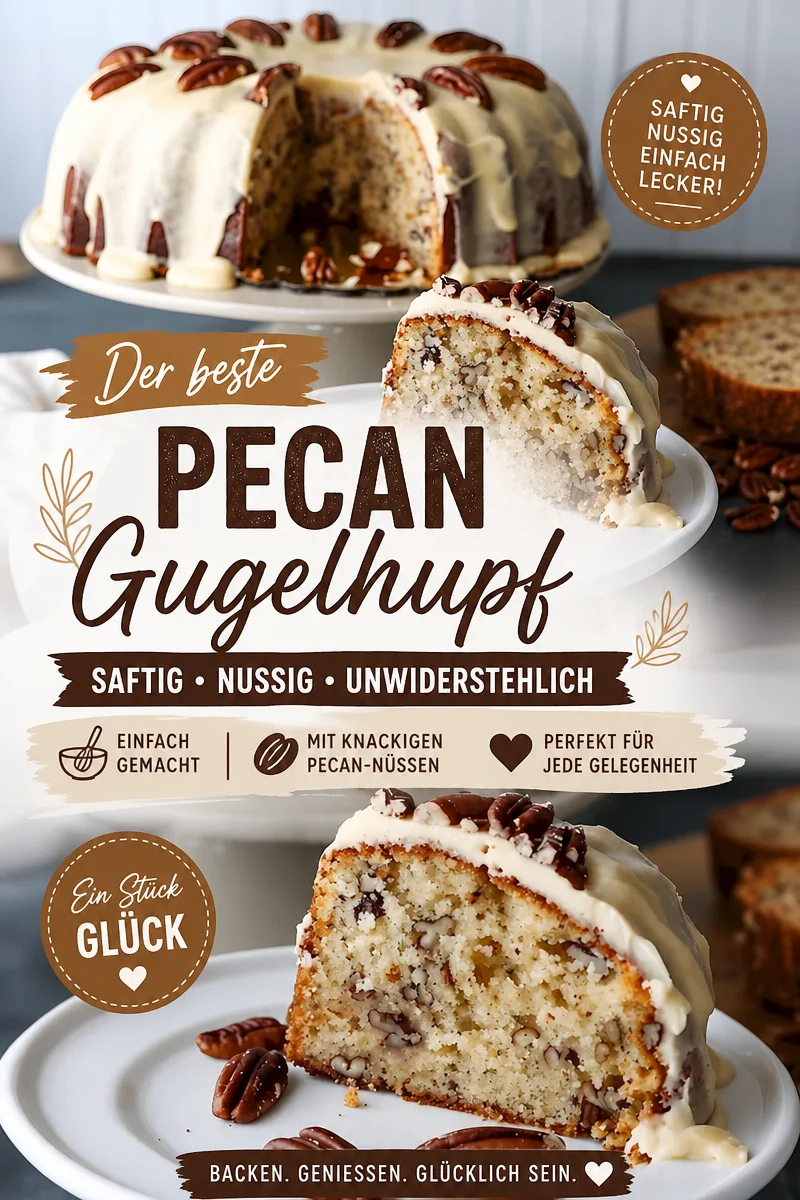 Der einfachste Butter Pecan Pound Cake für süße Momente - Entdecke den einfachsten Butter Pecan Pound Cake – ein wahrer Klassiker für jeden Kuchenliebhaber! Mit nur wenigen Zutaten und einfachen Schritten zauberst du einen saftigen Kuchen, der Buttergeschmack und knackige Pekannüsse perfekt vereint. Ideal für Kaffeekränzchen oder als Dessert. Probiere es jetzt aus und überrasche deine Familie und Freunde! #PoundCake #Backen #KuchenRezepte