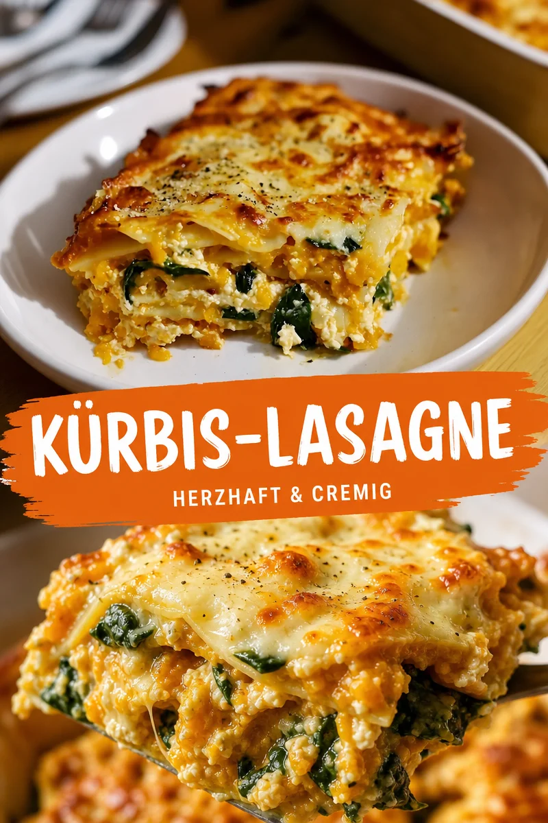 Gesundes Butternuss-Kürbis-Lasagne-Rezept für einen köstlichen Abend - Entdecke das perfekte Gesundes Butternuss-Kürbis-Lasagne-Rezept! Diese köstliche und gesunde Lasagne ist ein Hochgenuss, der schnell zubereitet ist. Mit frischem Gemüse und einer cremigen Käseschicht kombiniert sie Geschmack und Nährstoffe auf ideale Weise. Lass dir diese gesunde Versuchung nicht entgehen! Probiere es jetzt aus und verwöhne dich und deine Liebsten mit einem gesunden Abendessen. #GesundeRezepte #Lasagne #ButternussKürbis