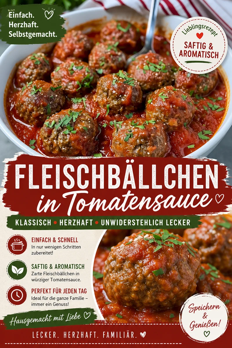 Italienische Fleischbällchen: Knusprig und voller Geschmack - Entdecke das köstliche Rezept für italienische Fleischbällchen, die ideal für jede Feier sind! Diese goldbraun gebratenen Bällchen sind einfach zuzubereiten und bringen den Geschmack Italiens direkt in deine Küche. Perfekt für ein Familienessen oder einen geselligen Abend mit Freunden. Probiere es aus und teile deinen Genuss! #Fleischbällchen #ItalienischeKüche #KochenLeichtGemacht