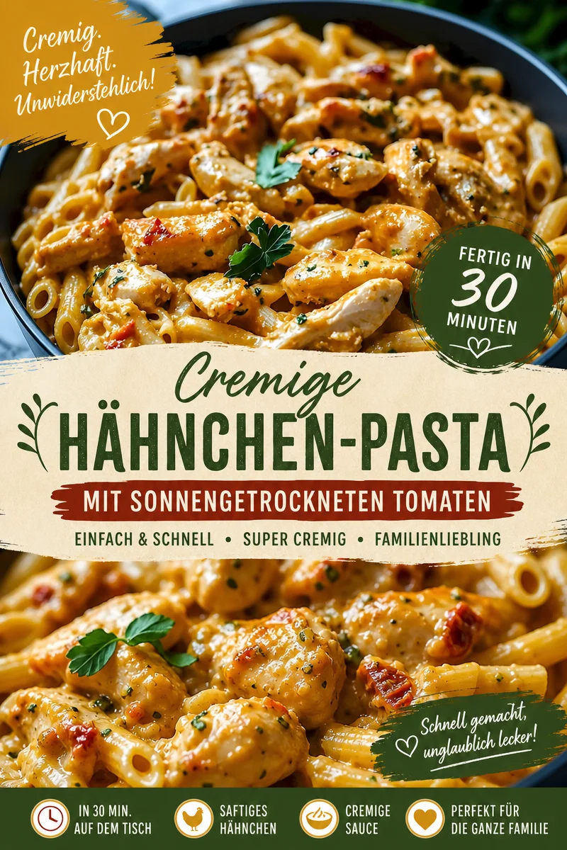 Schnelle Cajun-Hähnchen-Pasta für ein unwiderstehliches Geschmackserlebnis - Entdecke die köstliche Kombination aus würzigem Cajun-Geschmack, zartem Hähnchen und perfekter Pasta! Dieses Rezept ist nicht nur schnell und einfach, sondern macht auch jeden Abend zum Fest. Probiere es aus und zaubere dir ein Lächeln auf die Lippen! Klicke für das Rezept und genieße diese herzhafte Mahlzeit. #CajunHähnchenPasta #SchnelleGerichte #LeckeresAbendessen