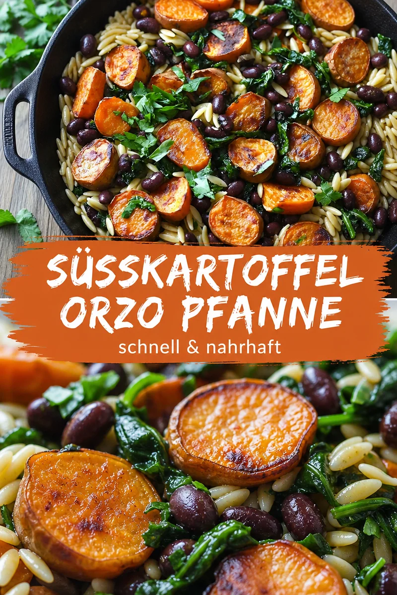 Ultimatives Butternut-Kürbis-Orzo: Einfaches Herbstgericht mit Würstchen und Spinat - Entdecke das ultimative Rezept für Butternut-Kürbis-Orzo mit Würstchen und Spinat! Ideal für kalte Herbsttage, ist dieses Gericht nicht nur köstlich, sondern auch schnell zubereitet. Verwöhne dich und deine Lieben mit diesem herzhaften Genuss! Probiere es aus und teile deine Erfahrungen! #Herbstrezepte #Kürbisgerichte #EinfachKochen
