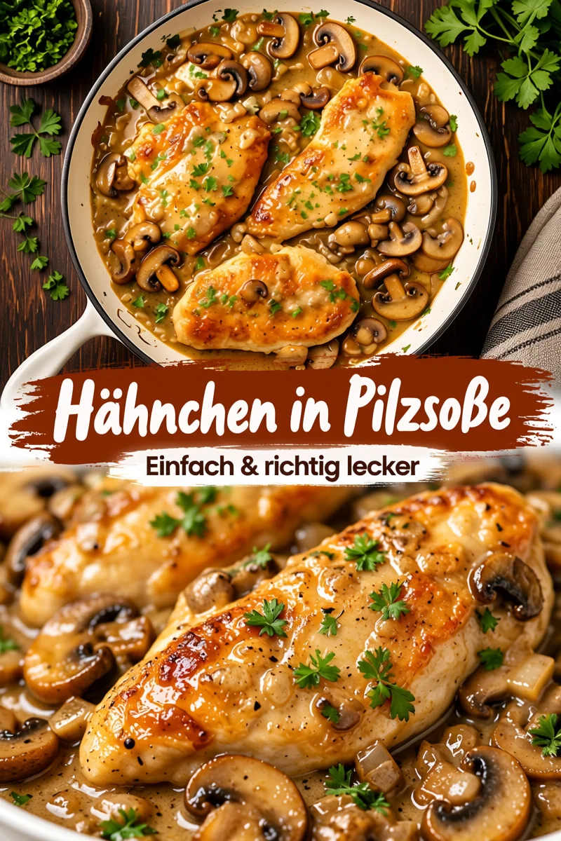 Hähnchen Marsala: Ein köstlicher italienischer Klassiker für dein Abendessen - Entdecke, wie einfach es ist, dieses faszinierende Hähnchen Marsala zuzubereiten. Der verführerische Duft von Champignons und süßem Marsala-Wein wird deine Sinne betören. Optimal für ein schnelles, aber besonderes Abendessen. Probiere es aus und beeindrucke deine Gäste! Klicke jetzt, um das Rezept zu erhalten! #HähnchenMarsala #ItalienischeKüche #EinfachKochen