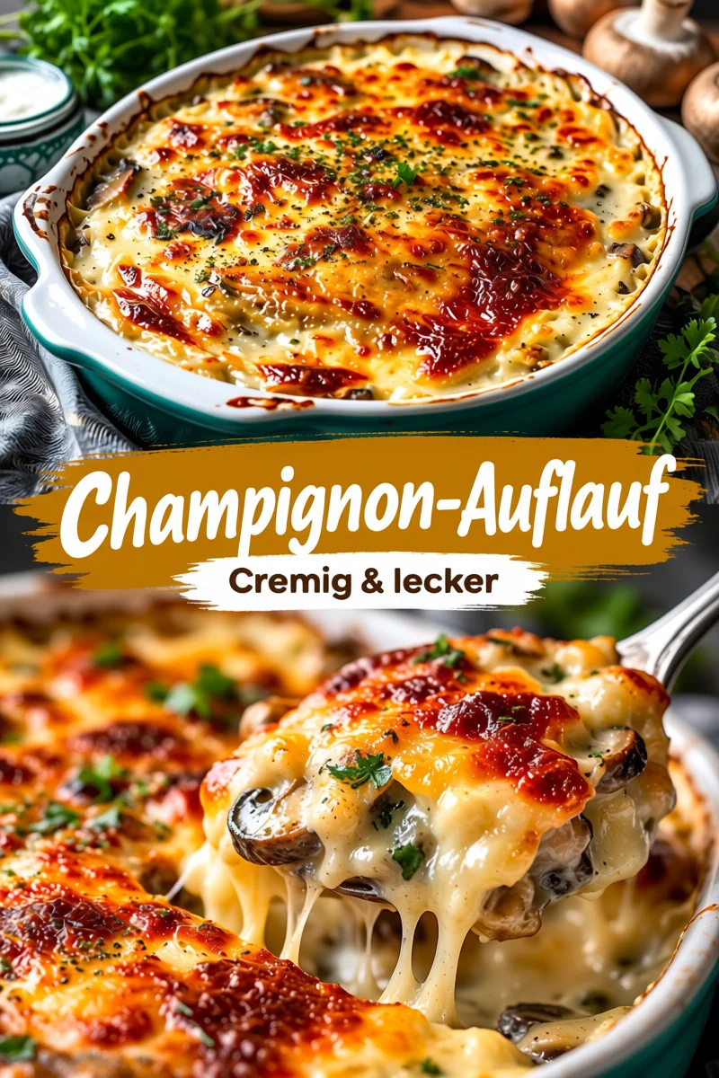 Hähnchen und Pilzgratin: Ein herzhaftes Wohlfühlessen für jeden Abend - Entdecken Sie das köstliche Rezept für Hähnchen und Pilzgratin! Perfekt für gemütliche Abende, vereint es zartes Hähnchenfleisch mit aromatischen Pilzen und einer cremigen Käseschicht. Probieren Sie es aus und verwöhnen Sie Ihre Familie mit diesem herzhaften Gericht. Teilen Sie Ihre Ergebnisse mit uns! #HähnchenGratin #ComfortFood #Rezeptideen