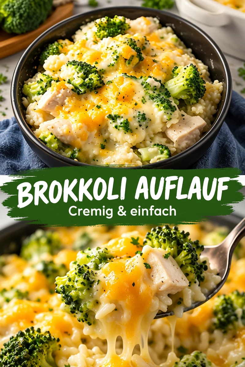 Schneller Hähnchen-Brokkoliris-Auflauf für ein schmackhaftes Dinner - Entdecke den köstlichen Hähnchen-Brokkoliris-Auflauf – ideal für ein schnelles und einfaches Abendessen! Verführerisch, reich an Geschmack und perfekt für kalte Abende. Probiere unser Rezept aus und genieße jeden Bissen! Hol dir jetzt das Rezept und koche es nach! #HähnchenAuflauf #SchnellesEssen #LeckereRezepte